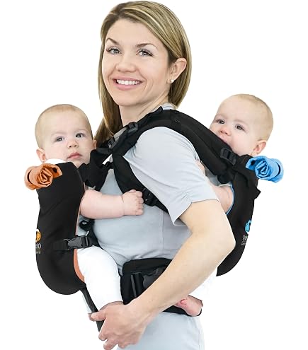 ツインゴーキャリア　双子　twingo carrier　詰め合わせ　セット Amazon.com : TwinGo Carrier - Breathable Twin Baby Carrier that
